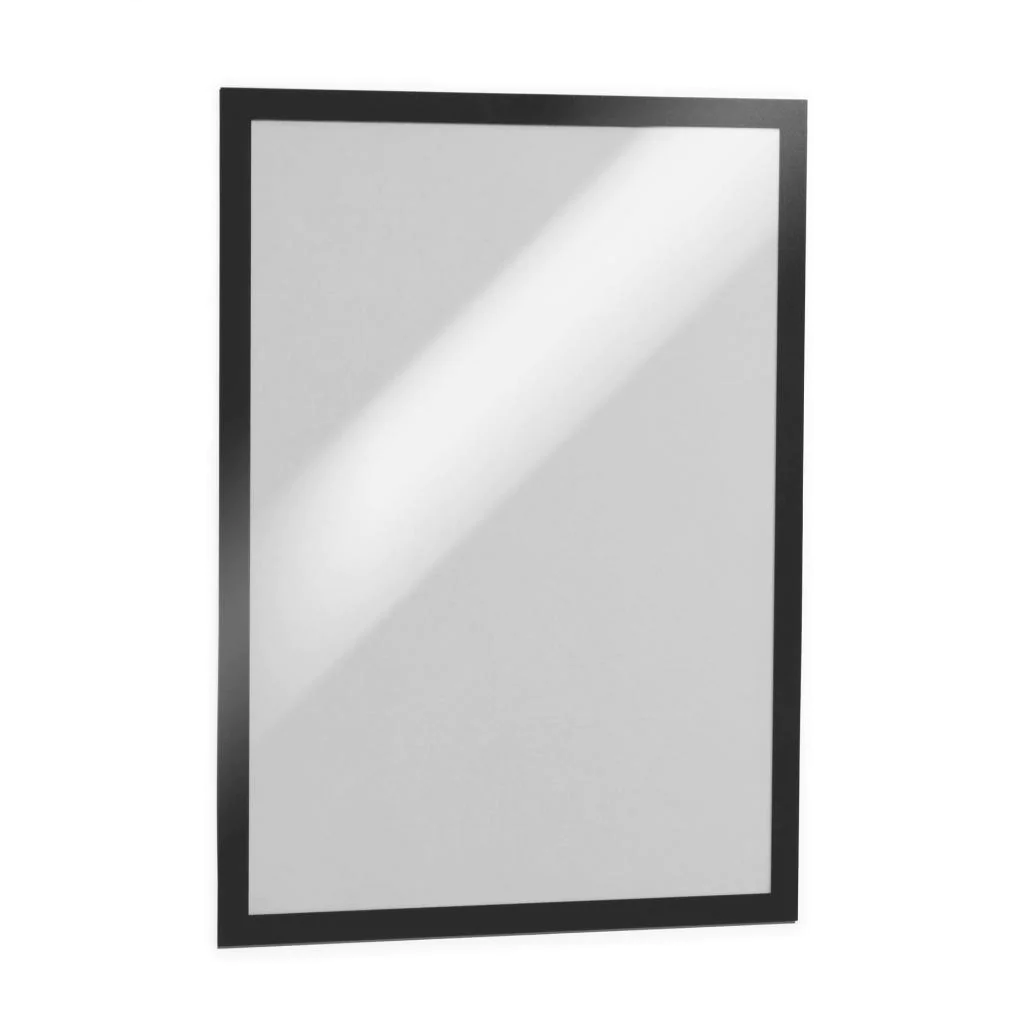 Detailansicht des aufklappbaren Magnetrahmens des DURAFRAME A3