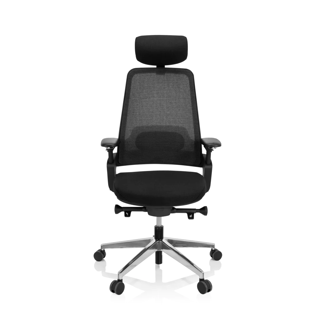 HJH Bürostuhl BRACIO Stoff in Schwarz
