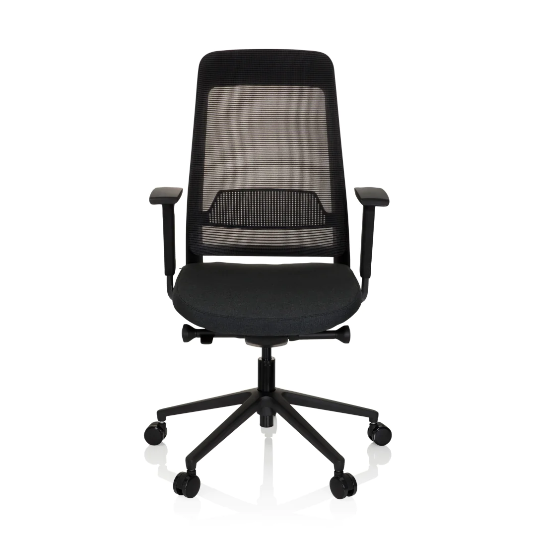 HJH Bürostuhl CHIARO T1 BLACK Netzstoff
