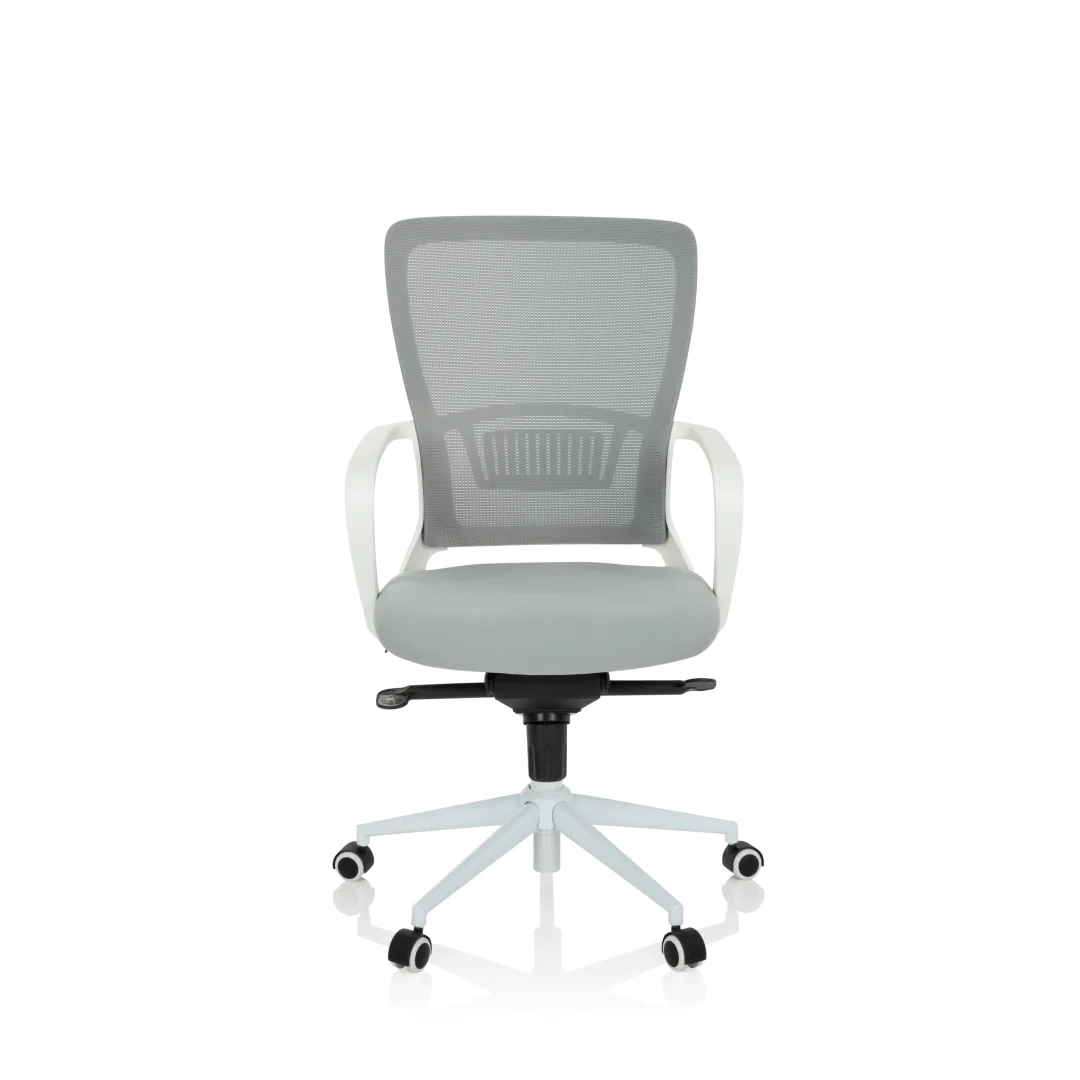 HJH Bürostuhl ESTRIA Netzstoff in Grau