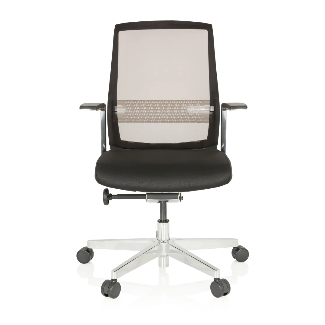 HJH Bürostuhl FOUNTAINE PRO Netzstoff transparent