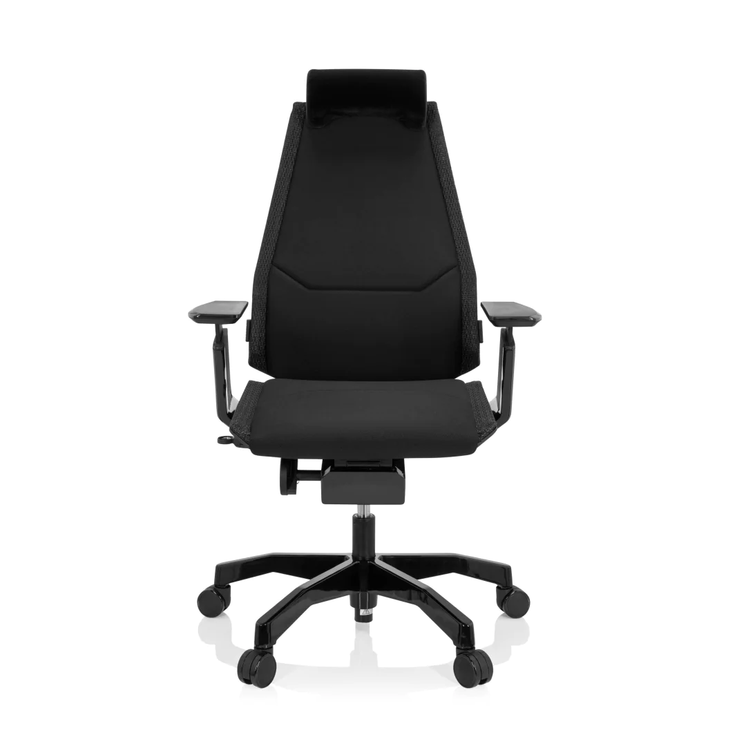 HJH Bürostuhl GENIDIA BLACK Stoff in Schwarz