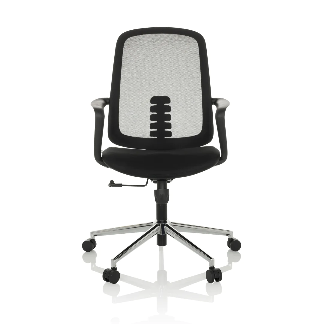 HJH Bürostuhl SEDIOLO B Netz/Stoff in Schwarz