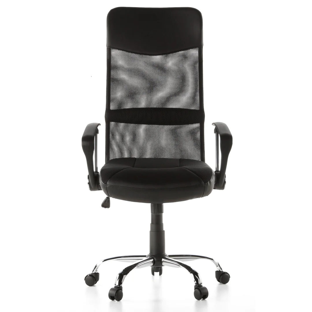 HJH Chefsessel ARTON 20 Netz/Kunstleder in Schwarz