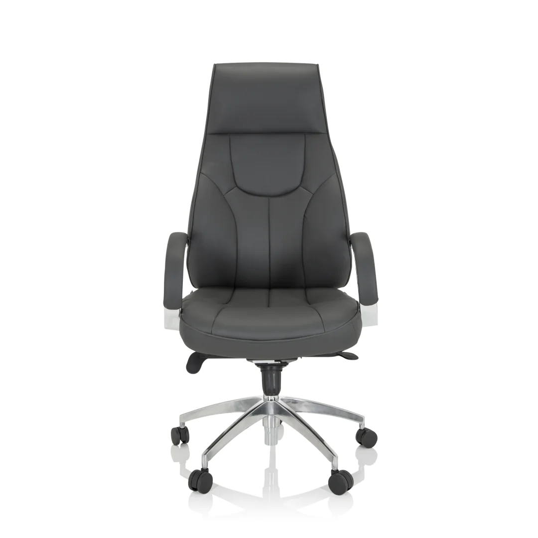 HJH Chefsessel ELEGANCE I Kunstleder in Grau