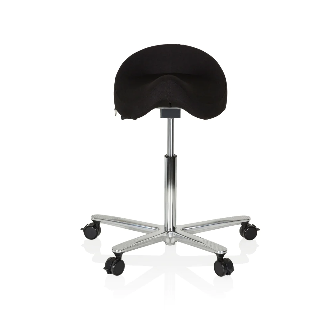 HJH Arbeitshocker MOVE-TEC 3D PRO Sattel in Schwarz