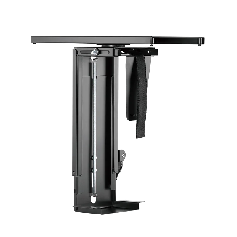 LogiLink PC-Tower-Halterung bis 10 kg drehbar Untertischmontage schwarz