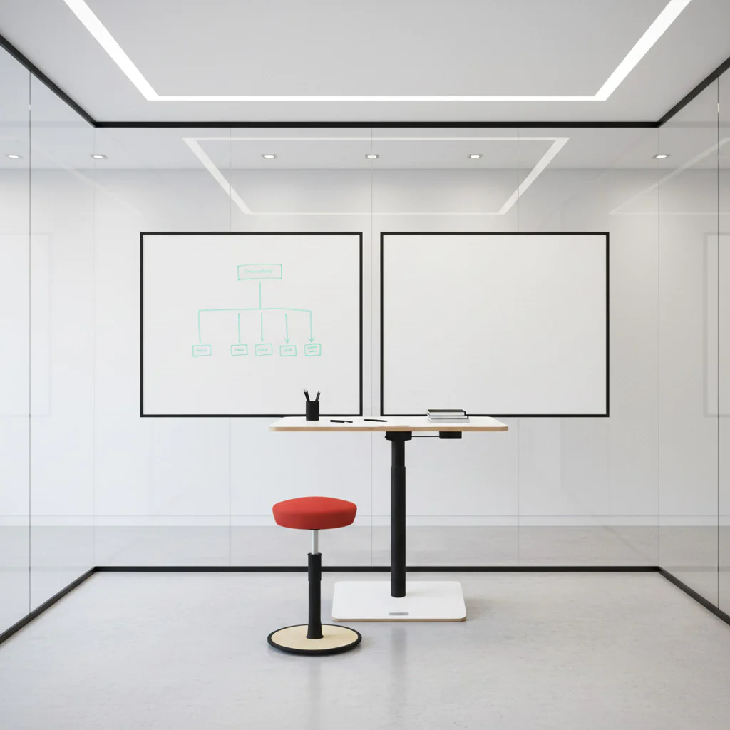 Ongo by Köhl Steh-Sitz-Schreibtisch spark mit Hocker ONGO Free