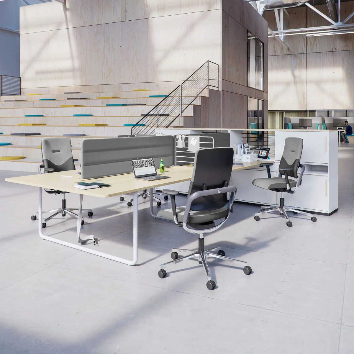 Nowy Styl Drehstuhl Xenium Wave Polster Freework am Arbeitsplatz