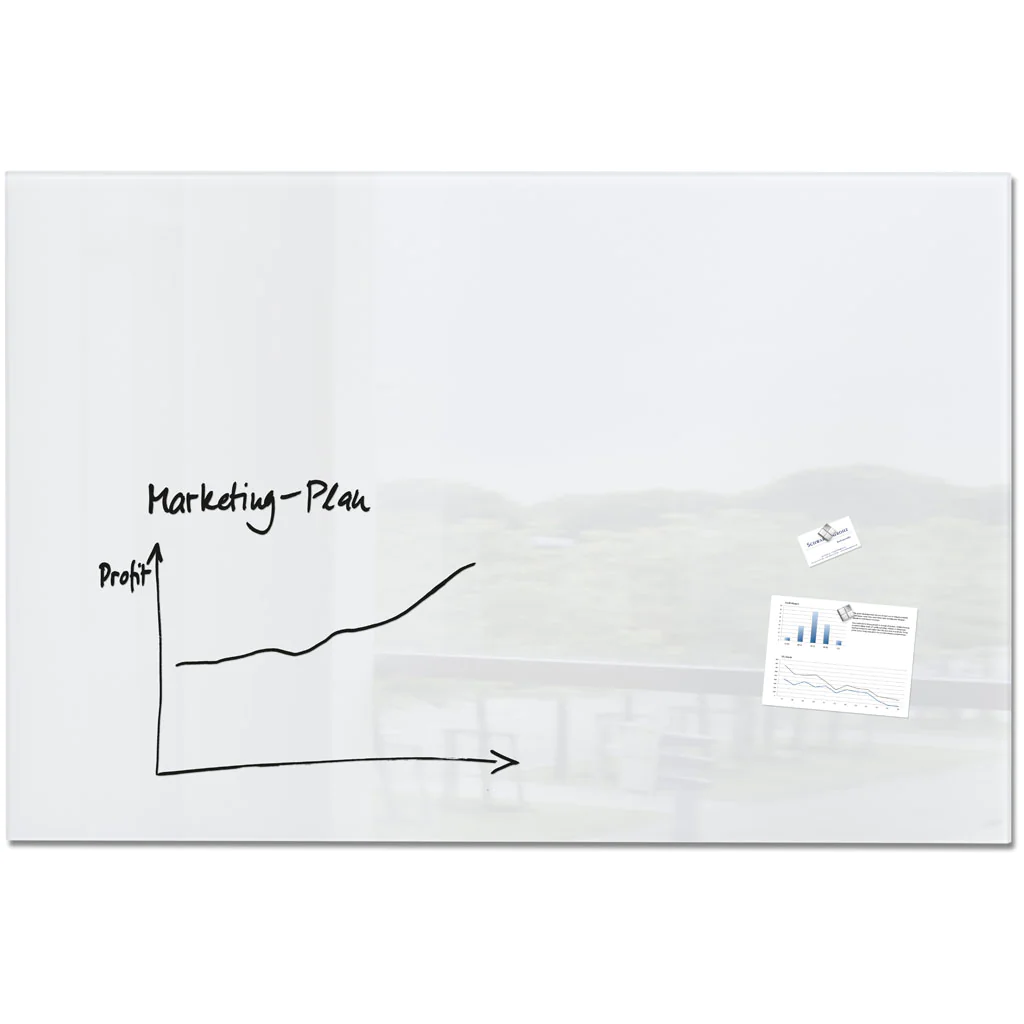 Das großformatige Artverum Whiteboard als repräsentative Kommunikationszentrale