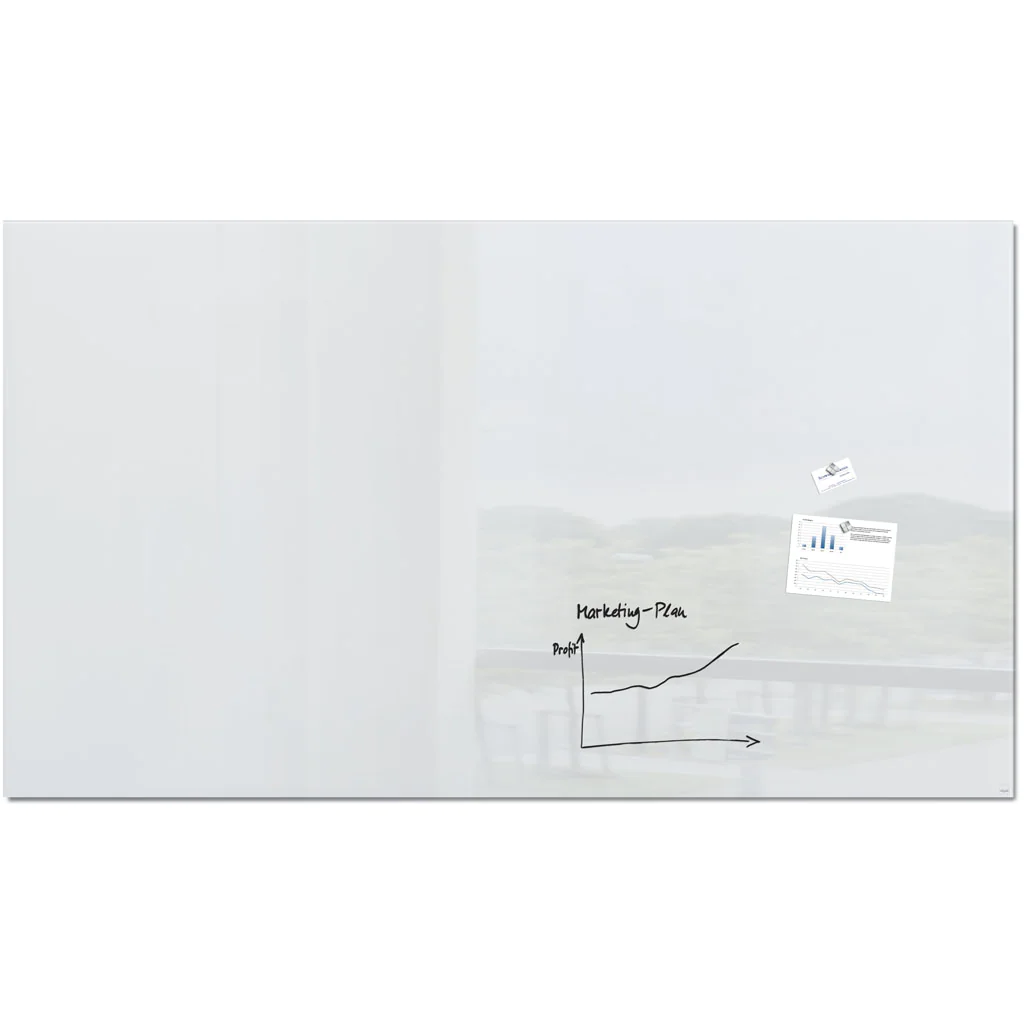 Das großformatige Artverum Whiteboard als repräsentative Kommunikationszentrale