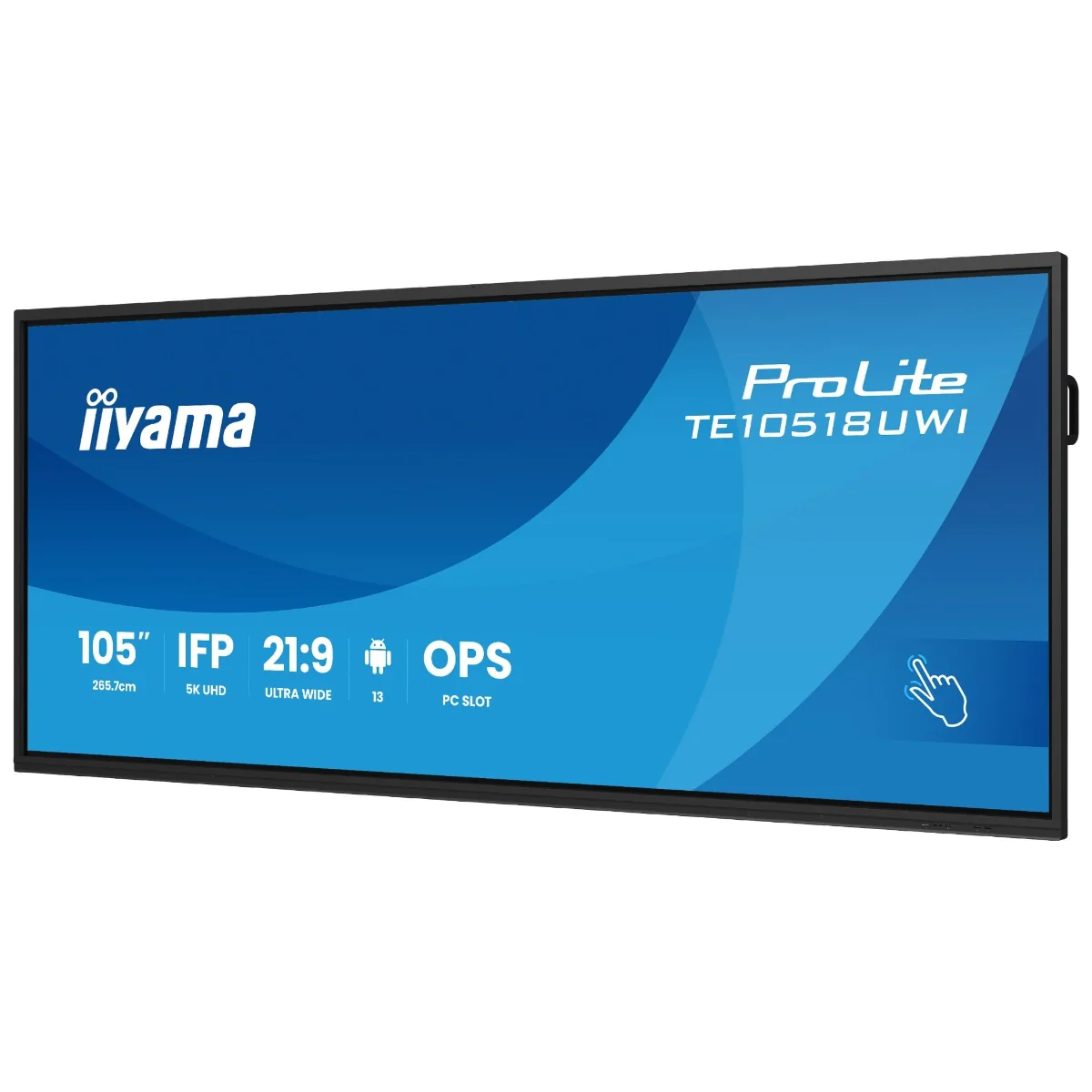 iiyama ProLite TE10518UWI-B1AG Ultra-Wide Touch-Display in Meetingraum-Umgebung
