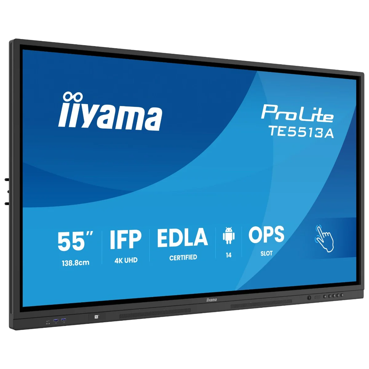 iiyama ProLite TE5513A-B1AG interaktives 4K Display mit schmalem Rahmen