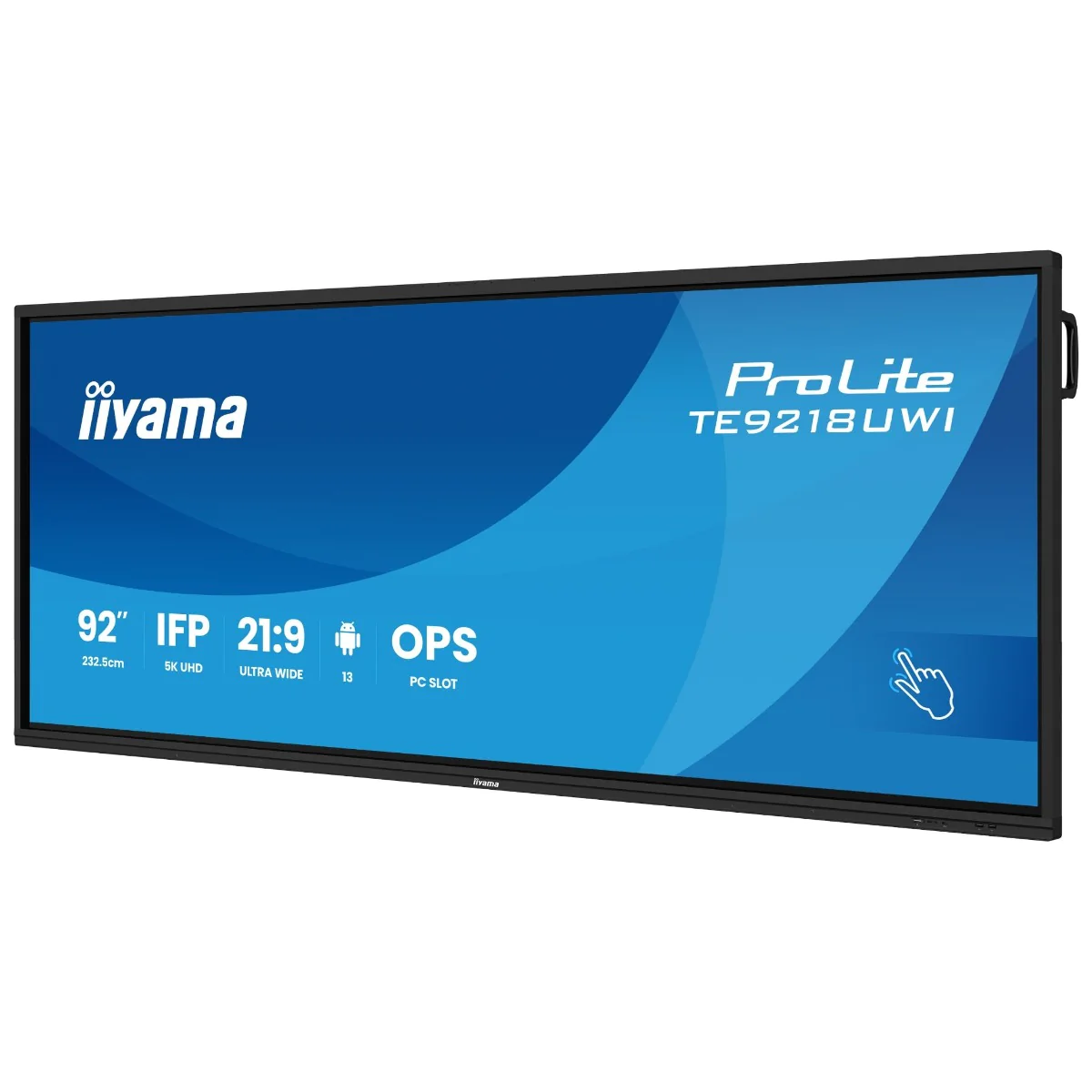 iiyama ProLite TE9218UWI-B1AG Ultra-Wide Touch-Display in Meetingraum-Umgebung